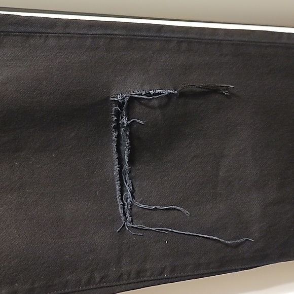 Madewell The Perfect Vintage Jean Womens 33 (38) Black Curvy Tappered Moms AJ192 - Picture 3 of 14